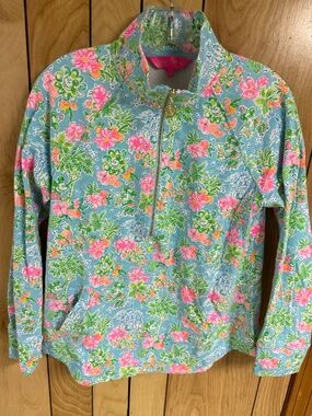Lilly Pulitzer Lilly Loves Disney Skipper Popover in Blue Ibiza Size M